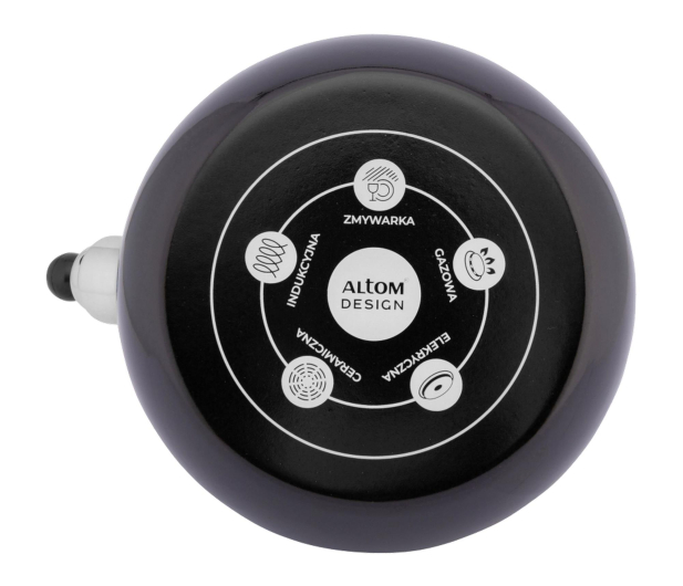 Altom Czajnik emaliowany 2,5 l czarny indukcja - 1611104 - zdjęcie 3